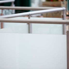 Endestolpe sølvlakkert