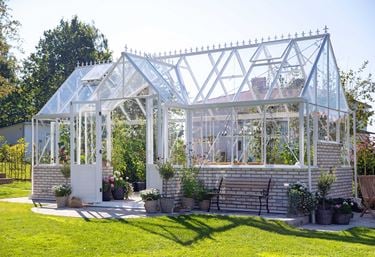 Victoria, hvitt drivhus i engelsk stil