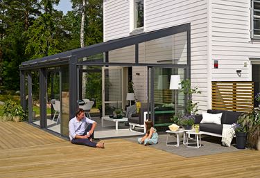 Vedlikeholdsfritt aluminiumsreisverk for hagestuer i stilren design!