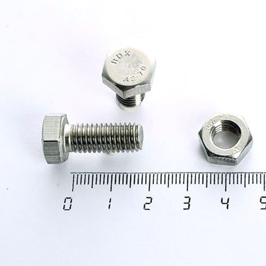 Skrue og mutter M6x15 - Reservedeler drivhus