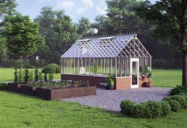 Garden Room Classic tredrivhus av svensk furu.