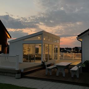 Frittstående hagestue - Frittstående, fritatt for byggetillatelse