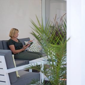 WG 10 rammeløst glassparti til pergola og sommeruterom